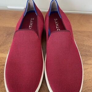 Rothy's Red and Blue Loafers Slip-On Shoes
